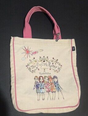 Madonna English Roses Vintage Book Bag Purse Promo Gap Store Star Charms